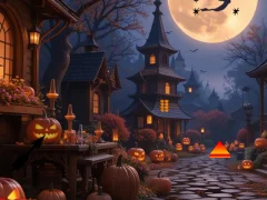 لعبة Halloween Spider Web Treasure Escape على الانترنت