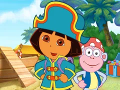 لعبة Dora The explorer Dora's Pirate Boat Treasure Hunt على الانترنت
