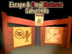 لعبة Escape & Steal Brainrot: Sahur Hills على الانترنت