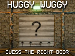 لعبة Huggy Wuggy Guess the right door على الانترنت