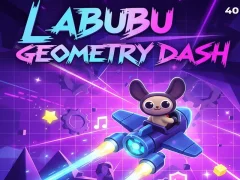 لعبة Labubu Geometry Dash على الانترنت