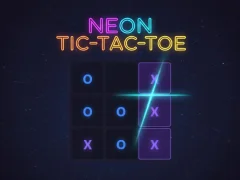 لعبة Neon Tic-Tac-Toe على الانترنت