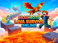لعبة Brainrots Lava Survive Online على الانترنت