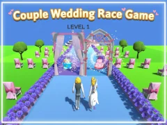 لعبة Couple Wedding Race Game على الانترنت