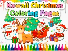 لعبة Kawaii Christmas Coloring Pages على الانترنت