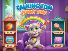 لعبة Talking Tom Funny Time على الانترنت