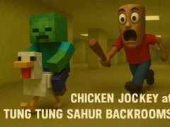 لعبة Chicken Jockey at Tung Tung Sahur Backrooms على الانترنت