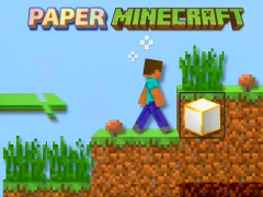 لعبة Paper Minecraft على الانترنت