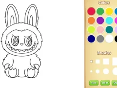 لعبة Labubu Coloring Book على الانترنت