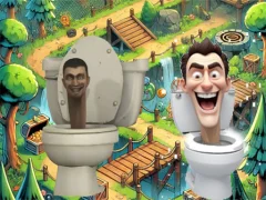 لعبة Skibidi Toilet Cross The Road على الانترنت