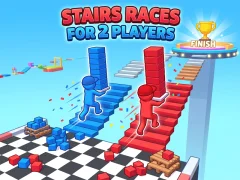 لعبة Stairs Races For 2 Players على الانترنت
