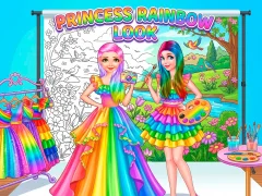لعبة Princess Rainbow Look على الانترنت