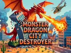 لعبة Monster Dragon City Destroyer على الانترنت