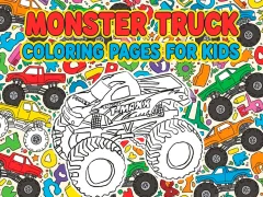لعبة Monster Truck Coloring Pages For Kids على الانترنت