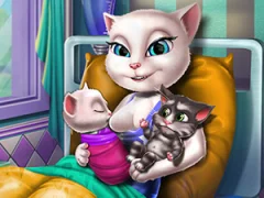 لعبة Angela Twins Birth على الانترنت