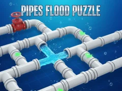 لعبة Pipes Flood Puzzle على الانترنت