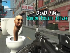 لعبة Dead Aim: Skibidi Toilets Attack على الانترنت