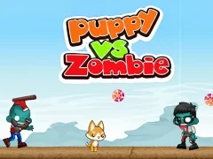 لعبة Puppy vs Zombie على الانترنت