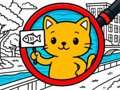 لعبة Find The Cat Cat Search على الانترنت