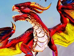 لعبة Flying Dragon City Attack على الانترنت