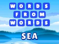 لعبة Words from words: Sea على الانترنت