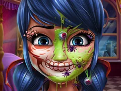 لعبة Dotted Girl Halloween Makeup على الانترنت
