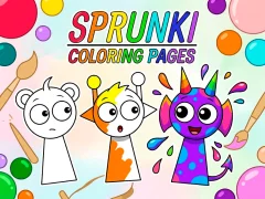 لعبة Sprunki Coloring Pages على الانترنت