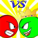 لعبة Red ball vs green king على الانترنت