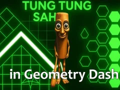 لعبة Tung Tung Sahur in Geometry Dash على الانترنت