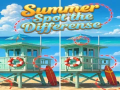 لعبة Summer Spot the Differense على الانترنت