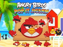 لعبة Angry Birds Pop It Jigsaw على الانترنت