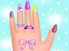 لعبة LOL Dolls Nail Salon على الانترنت
