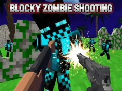 لعبة Blocky Zombie Shooting على الانترنت