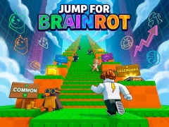 لعبة Jump for Brainrot على الانترنت