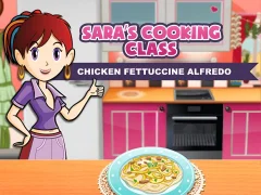 لعبة Sara's Cooking Class: Chicken Fettuccine Alfredo على الانترنت
