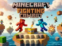 لعبة Minecrafts Fighting Combat على الانترنت