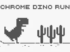 لعبة Chrome Dino Run على الانترنت