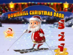 لعبة Downhill Christmas Dash على الانترنت