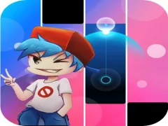 لعبة Friday night funkin Piano Tiles على الانترنت