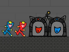 لعبة Red and Blue Stickman Huggy 2 على الانترنت