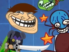 لعبة TrollFace Jigsaw على الانترنت