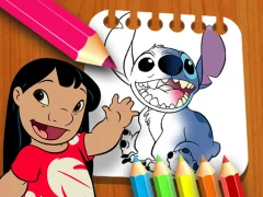 لعبة Lilo and Stitch Coloring Book على الانترنت
