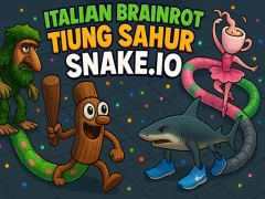 لعبة Italian Brainrot Tung Sahur Snake.io على الانترنت
