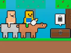 لعبة Baby Noob vs Baby Obby Horse على الانترنت