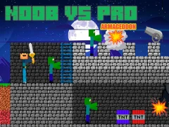 لعبة Noob vs Pro Armageddon على الانترنت