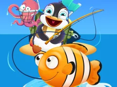 لعبة Baby Penguin Fishing على الانترنت