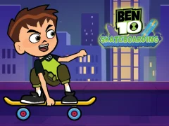 لعبة Ben 10 Skateboarding على الانترنت