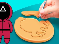 لعبة Squid Game cookie Puzzle على الانترنت