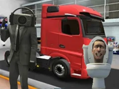 لعبة Truck Simulator Skibidi Toilet على الانترنت