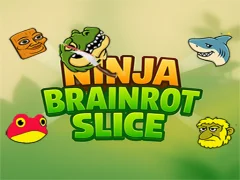 لعبة Ninja brainrot Slice على الانترنت